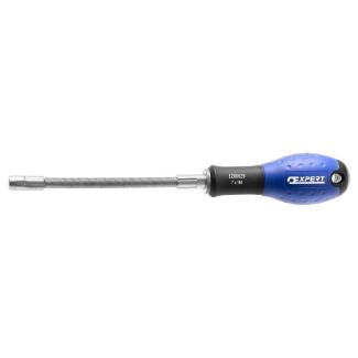 E200526 - Flexible socket wrench for hose clamps with screwdriver handle, 8 mm