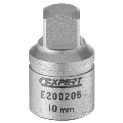 E200204 - Końcówka do korków spustowych 3/8", kwadratowa trzpieniowa, 8 mm