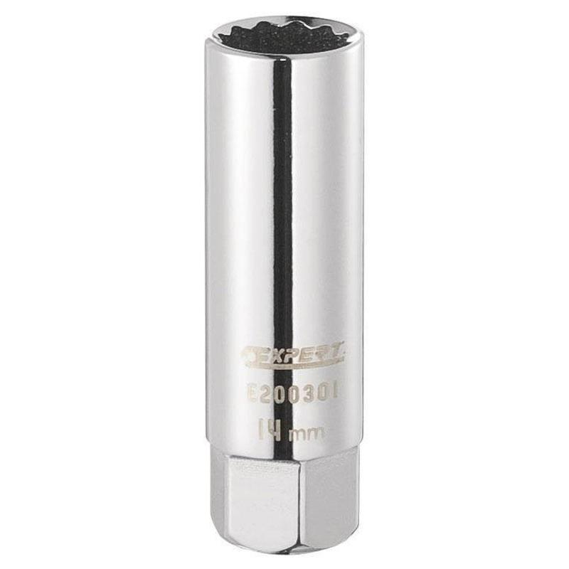 E200303 - 3/8" Socket for spark plugs 21 mm, 70 mm E200303 - 3/8" Socket for spark plugs 21 mm, 70 mm