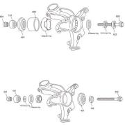 E201114 - Zestaw do wyciskania łożysk CITROËN, RENAULT, PEUGEOT