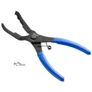 E201202 - Szczypce do demontażu kołków tapicerskich, wygięte pod kątem 35°