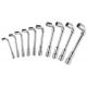 E117387 - Set of angled socket wrenches, 8 - 19 mm