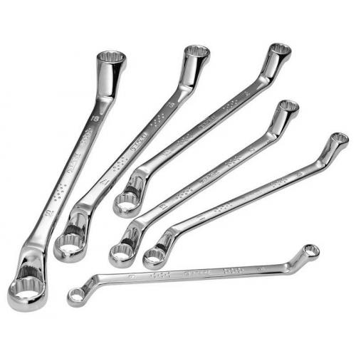 E111709 - Set of 5 offset ring wrenches, 20x22 - 30x32 mm