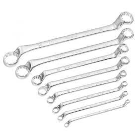 E111714 - Set of 8 offset ring wrenches, 6x7 - 30x32 mm