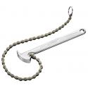 Chain wrench with a rubber strap, ranges up to 160 mm